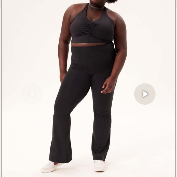 Girlfriend Collective Compressive Flare Legging - Black, XL - Picture 1 of 10